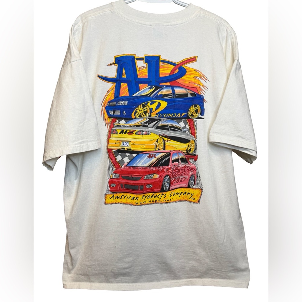 Vintage American Product Company (APC) Automotive Racing Graphic T-Shirt